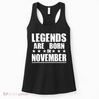 Legends Are Born In November Birthday Women's Tank Top thumb 0