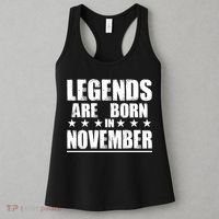 Legends Are Born In November Birthday Women's Tank Top thumb 3