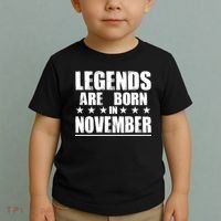 Legends Are Born In November Birthday Toddler T-Shirt thumb 2