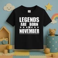 Legends Are Born In November Birthday Toddler T-Shirt thumb 3