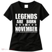 Legends Are Born In November Birthday Women's T-Shirt thumb 0