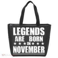 Legends Are Born In November Birthday Tote Bag thumb 0
