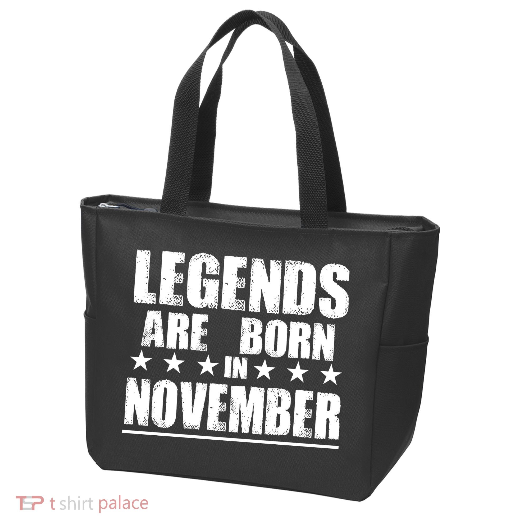 Legends Are Born In November Birthday Tote Bag