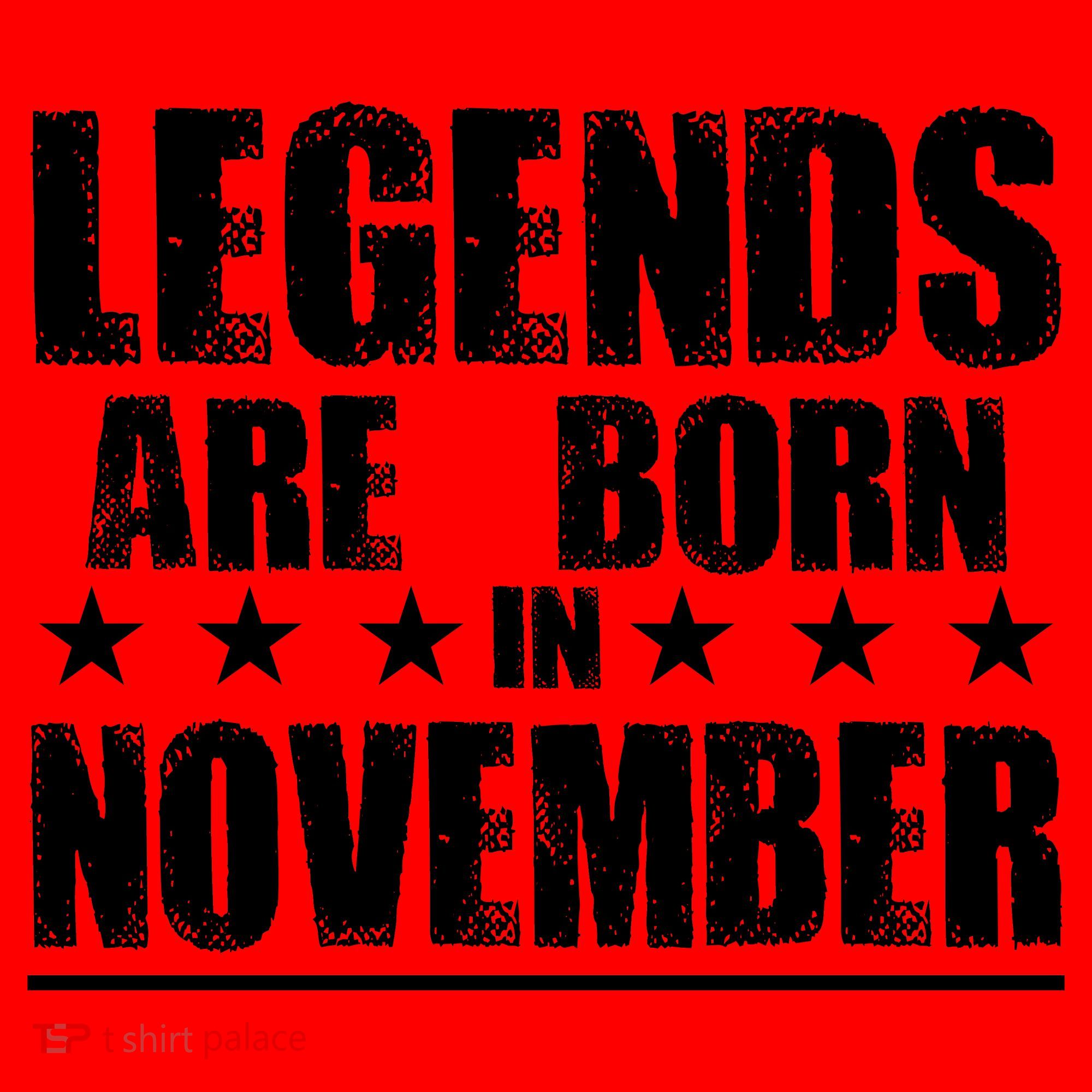 Legends Are Born In November Birthday Santa Hat
