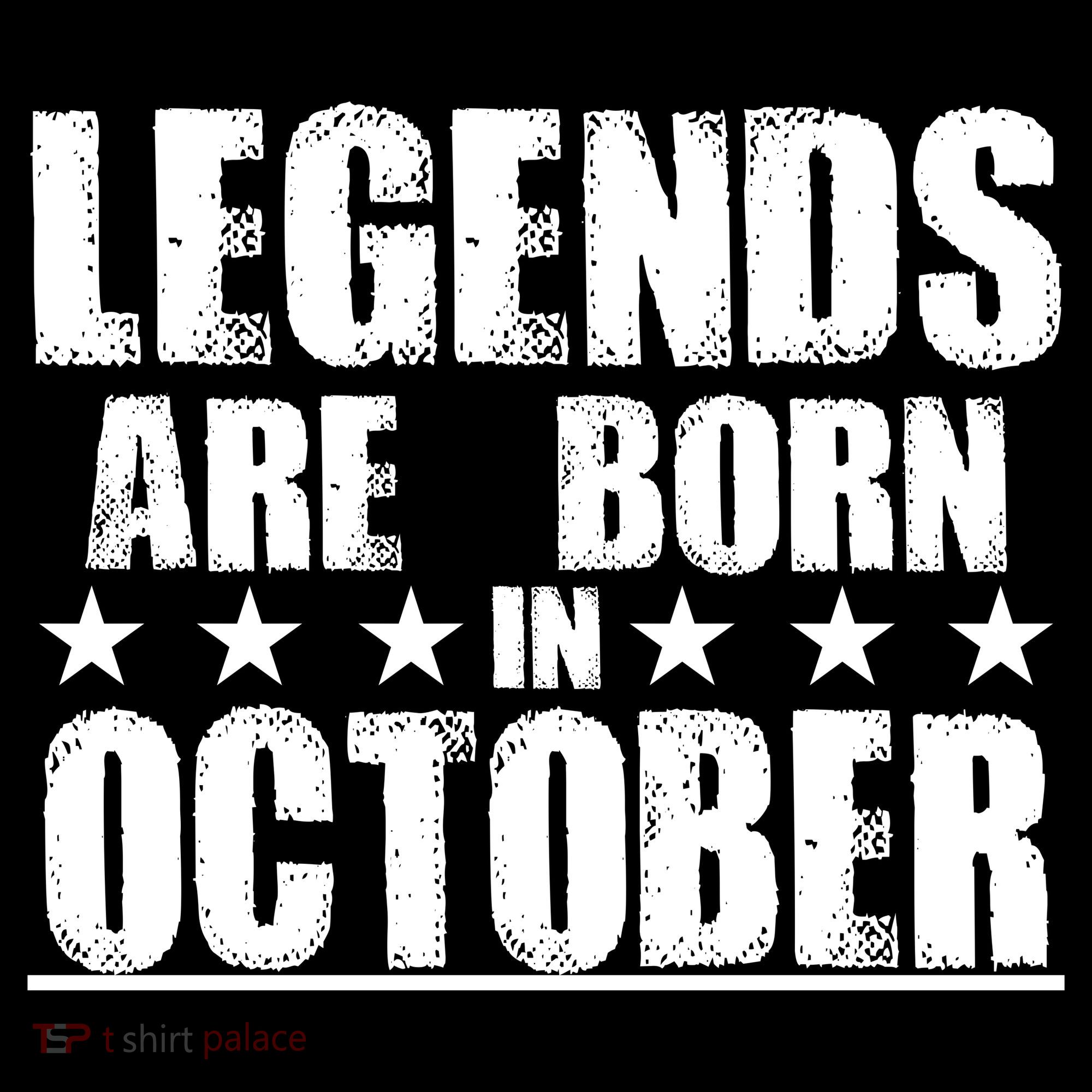 Legends Are Born In October Birthday USA-Made Doggie Bandana