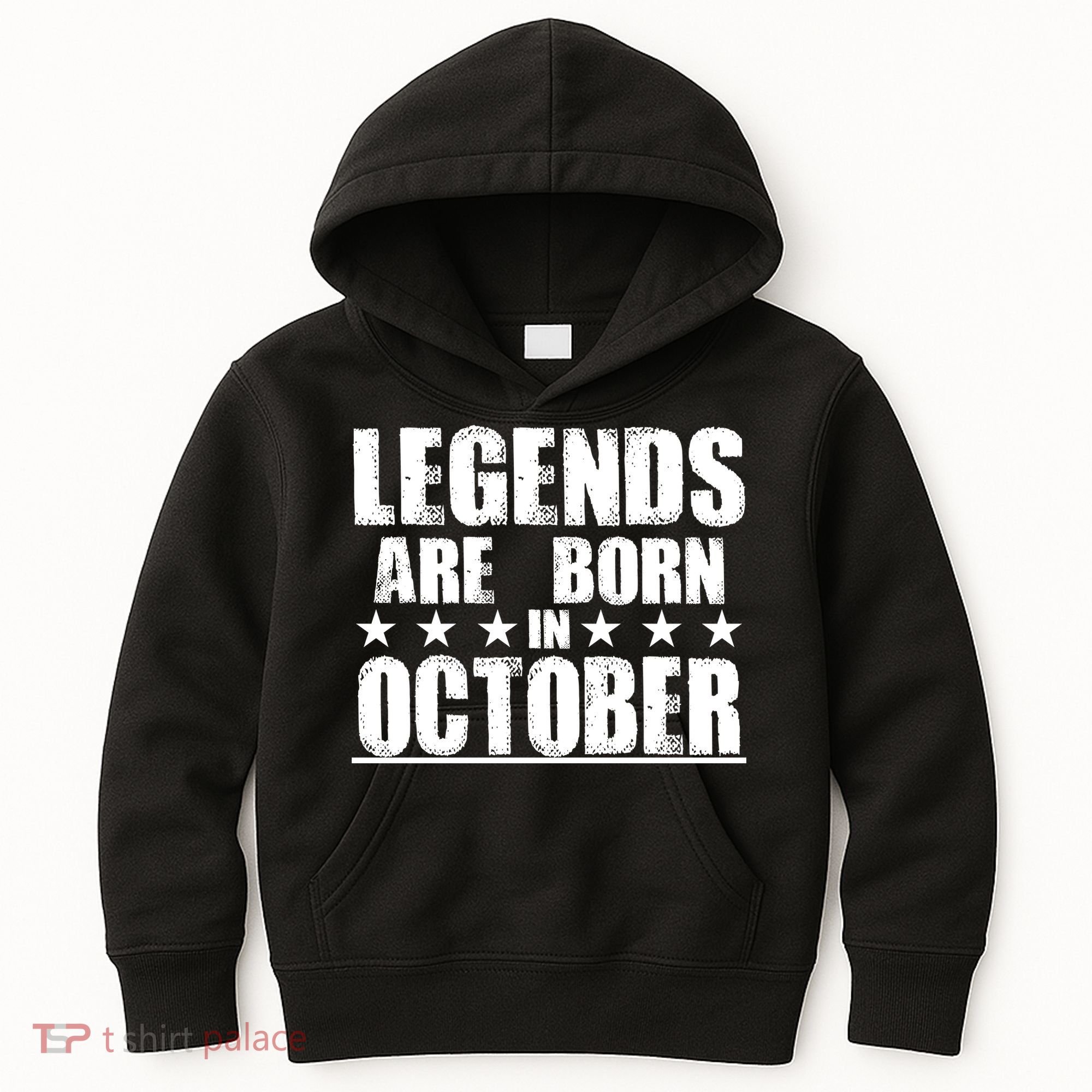 Legends Are Born In October Birthday Kids Hoodie