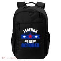 Legends Are Born in October Stars Backpack thumb 0