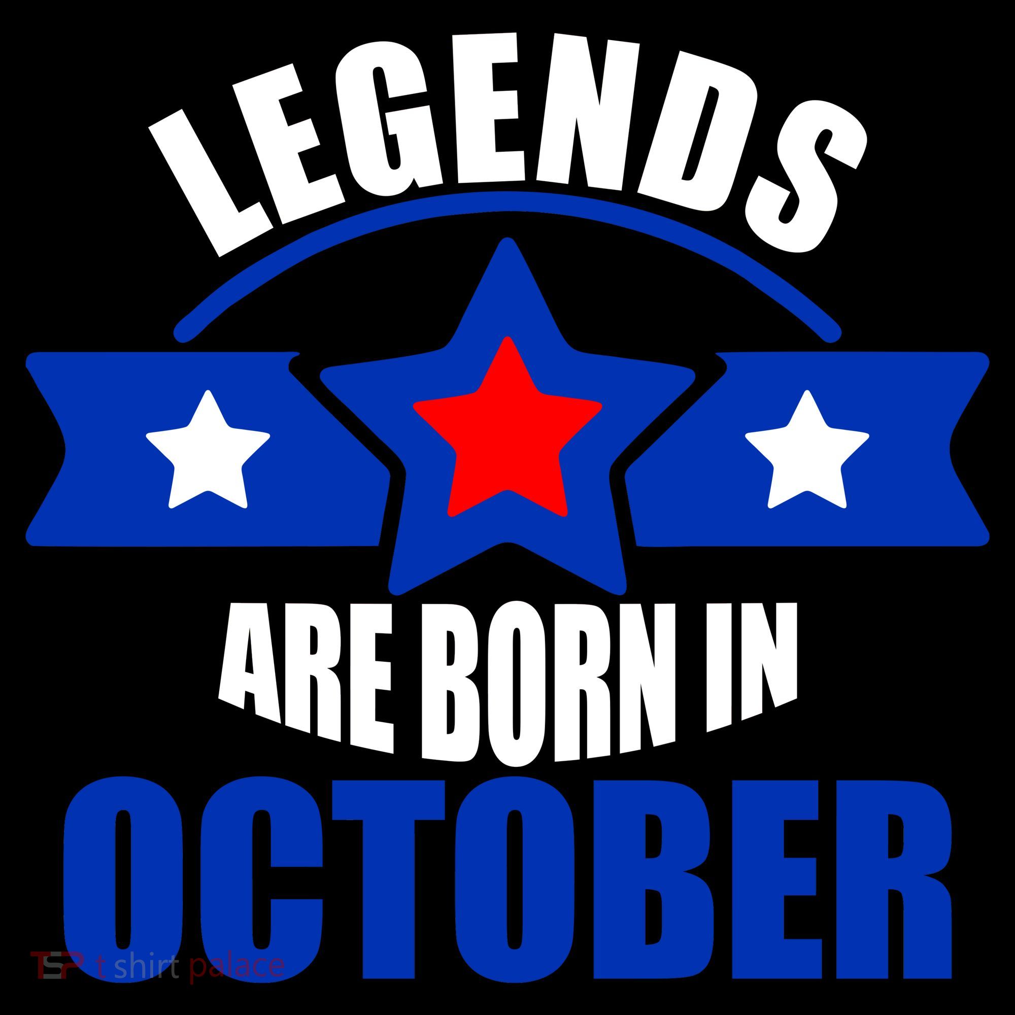 Legends Are Born in October Stars Bucket Hat