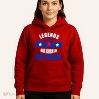 Legends Are Born in October Stars Hoodie thumb 5