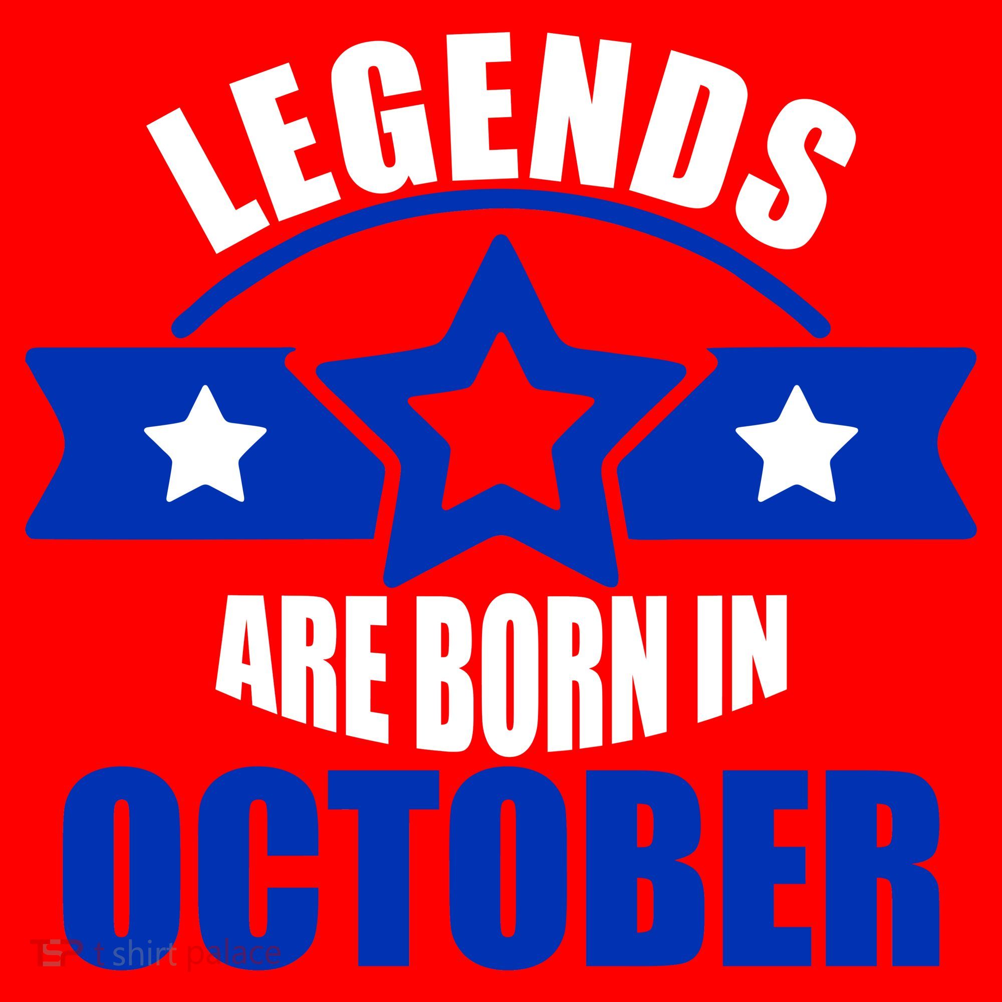 Legends Are Born in October Stars Hoodie