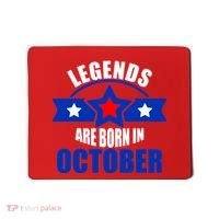 Legends Are Born in October Stars Mousepad thumb 0