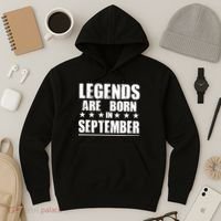 Legends Are Born In September Birthday Hoodie thumb 3