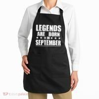 Legends Are Born In September Birthday Apron thumb 2