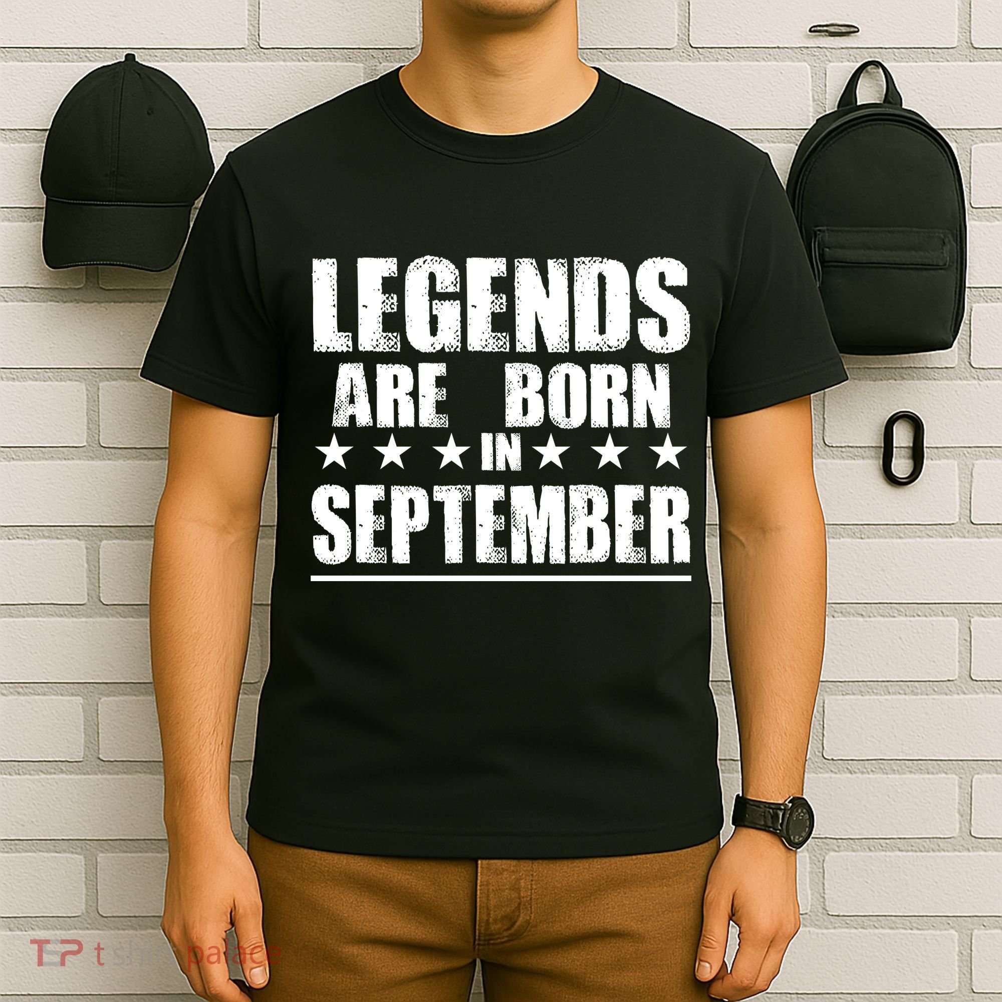 Legends Are Born In September Birthday T-Shirt