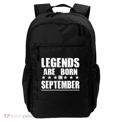 Legends Are Born In September Birthday Backpack