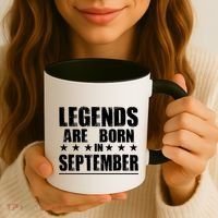 Legends Are Born In September Birthday Coffee Mug thumb 3
