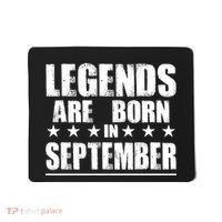 Legends Are Born In September Birthday Mousepad thumb 0
