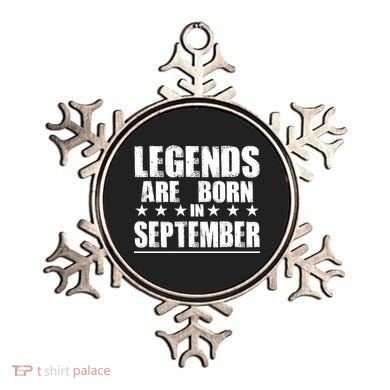 Legends Are Born In September Birthday Ornament