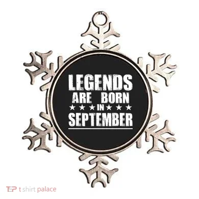 Legends Are Born In September Birthday Ornament