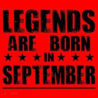 Legends Are Born In September Birthday Santa Hat thumb 1