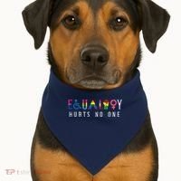Lgbt Equality Hurts No One Pride Human Rights USA-Made Doggie Bandana thumb 1