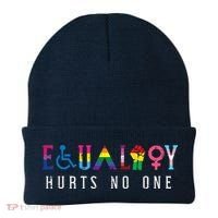 Lgbt Equality Hurts No One Pride Human Rights Beanie thumb 0