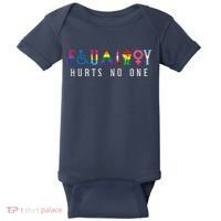 Lgbt Equality Hurts No One Pride Human Rights Baby Bodysuit thumb 0