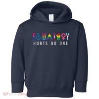 Lgbt Equality Hurts No One Pride Human Rights Toddler Hoodie thumb 0