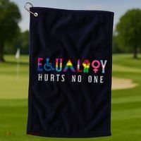 Lgbt Equality Hurts No One Pride Human Rights Golf Towel thumb 1