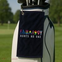 Lgbt Equality Hurts No One Pride Human Rights Golf Towel thumb 2