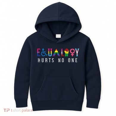 Lgbt Equality Hurts No One Pride Human Rights Kids Hoodie