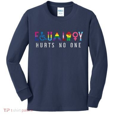 Lgbt Equality Hurts No One Pride Human Rights Kids Long Sleeve Shirt