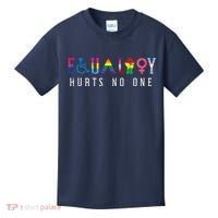 Lgbt Equality Hurts No One Pride Human Rights Kids T-Shirt thumb 0