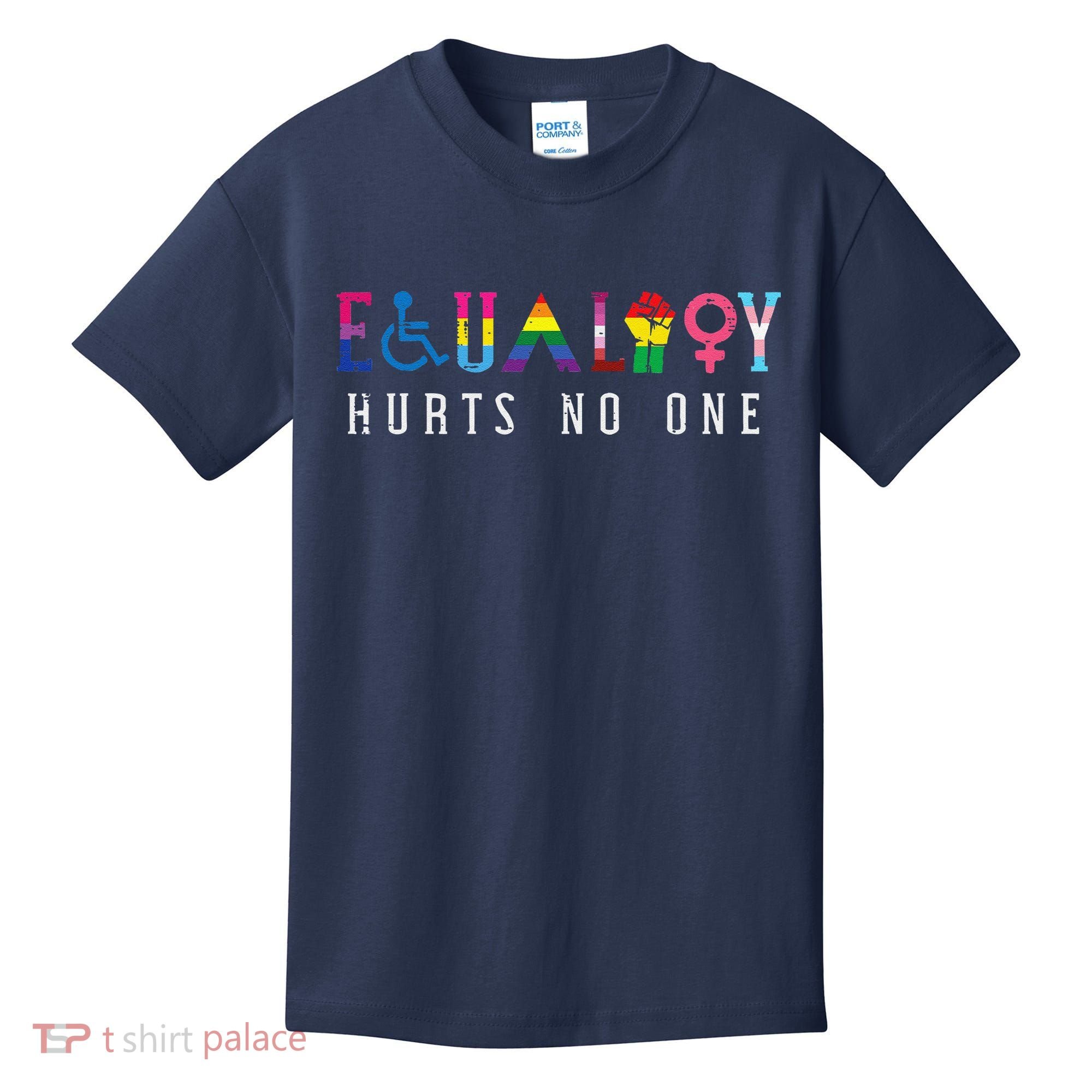 Lgbt Equality Hurts No One Pride Human Rights Kids T-Shirt
