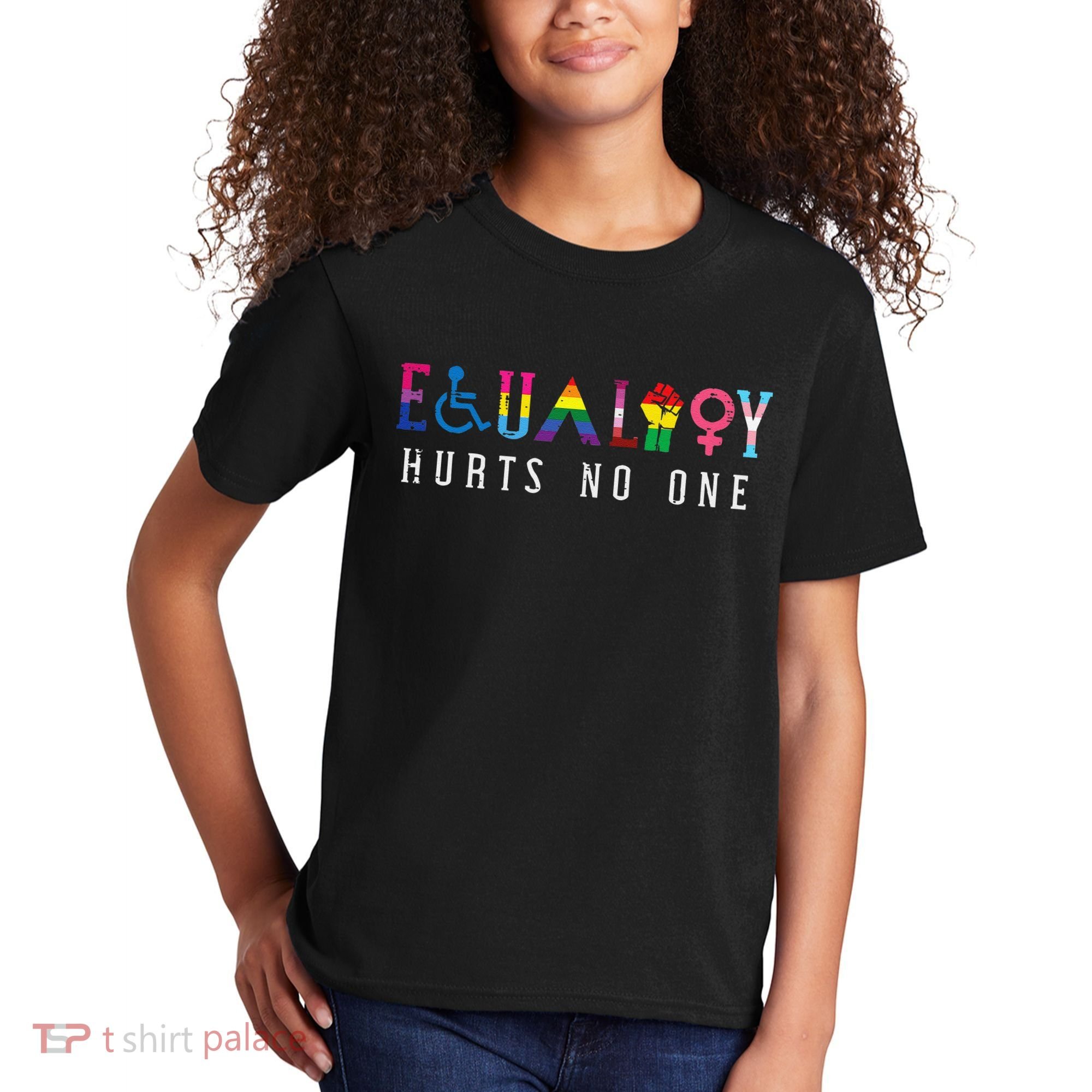 Lgbt Equality Hurts No One Pride Human Rights Kids T-Shirt