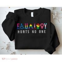 Lgbt Equality Hurts No One Pride Human Rights Sweatshirt thumb 2