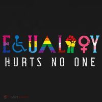 Lgbt Equality Hurts No One Pride Human Rights Button thumb 1