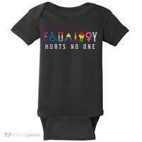 Lgbt Equality Hurts No One Pride Human Rights Baby Bodysuit thumb 0