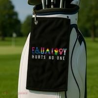 Lgbt Equality Hurts No One Pride Human Rights Golf Towel thumb 2