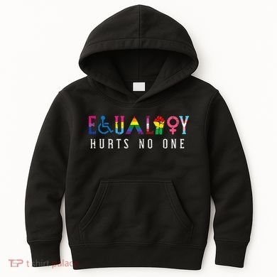Lgbt Equality Hurts No One Pride Human Rights Kids Hoodie