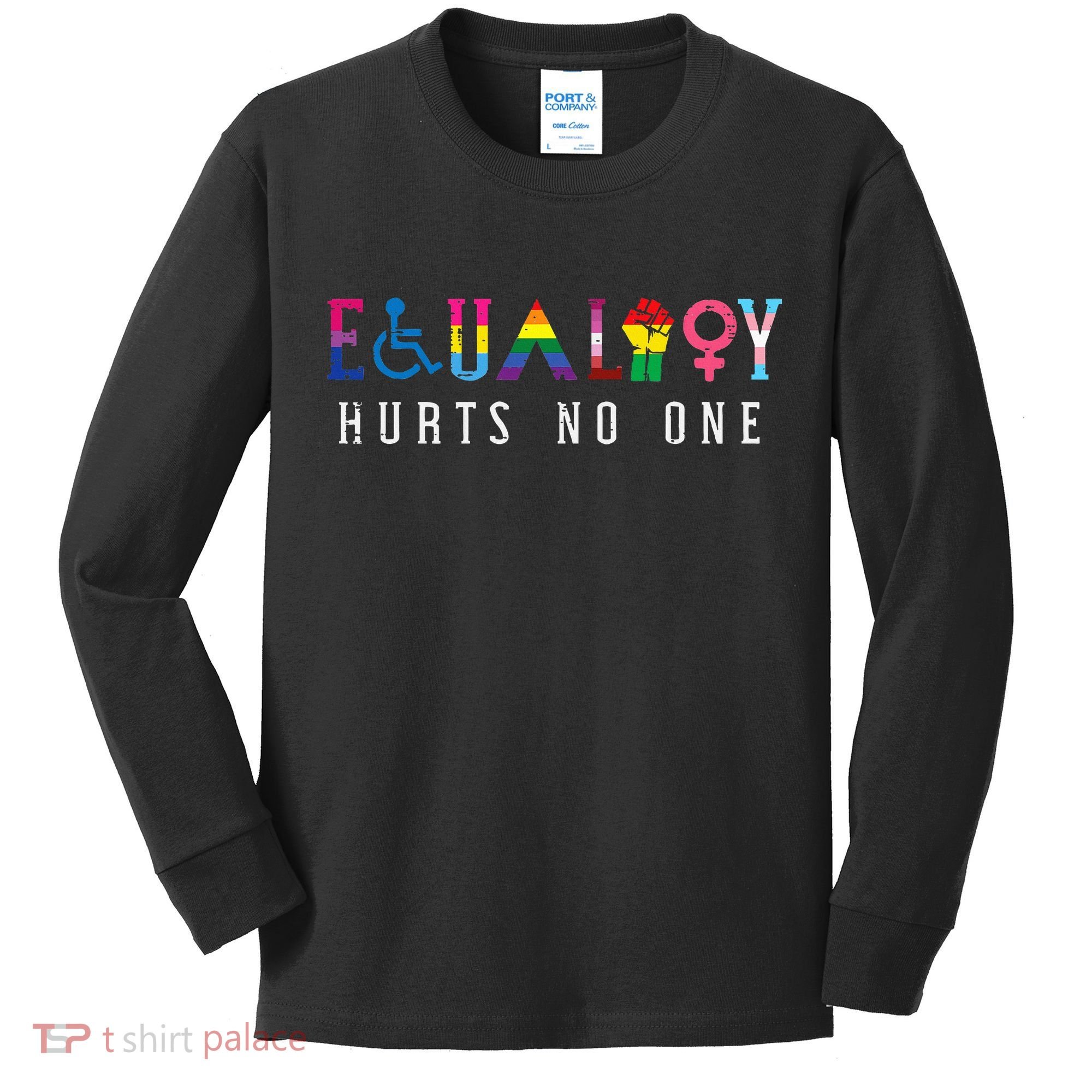 Lgbt Equality Hurts No One Pride Human Rights Kids Long Sleeve Shirt
