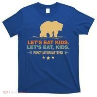 Let's Eat Kids Punctuation Matters Bear Funny Grammar Cool Gift T-Shirt thumb 0
