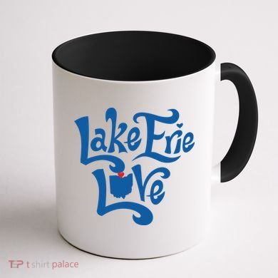 Lake Erie Love Coffee Mug back