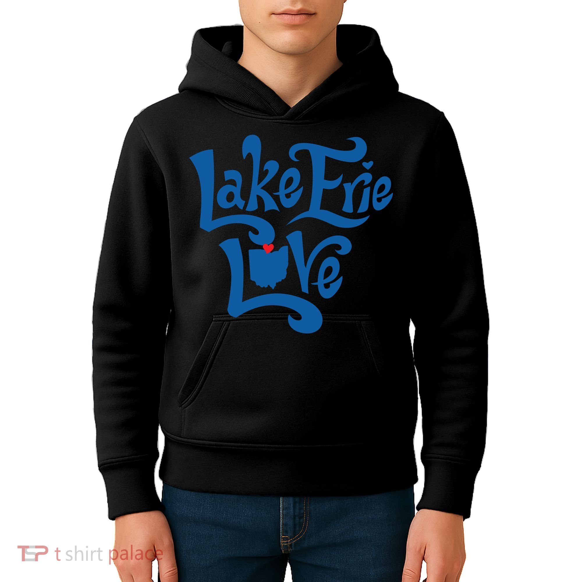 Lake Erie Love Kids Hoodie