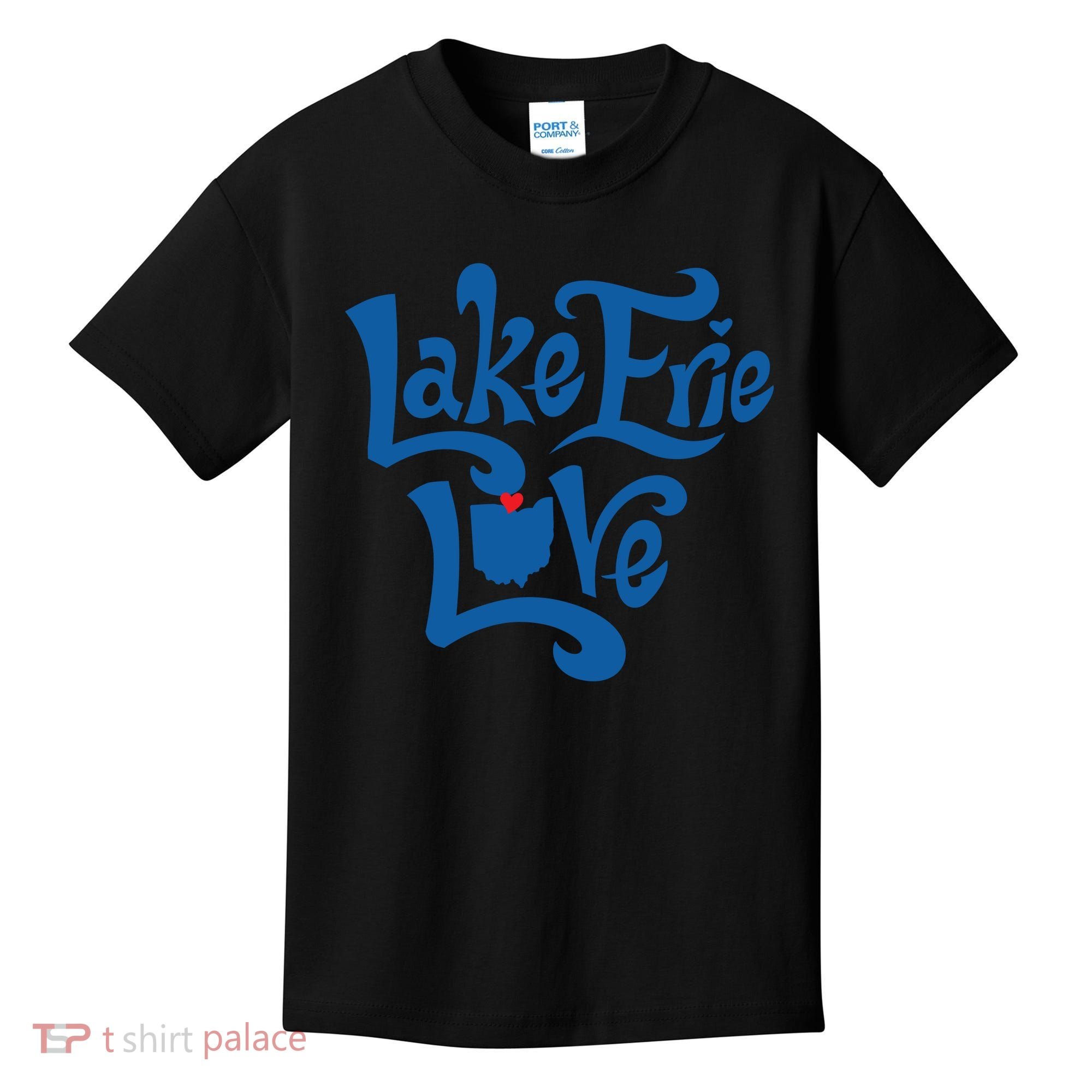 Lake Erie Love Kids T-Shirt