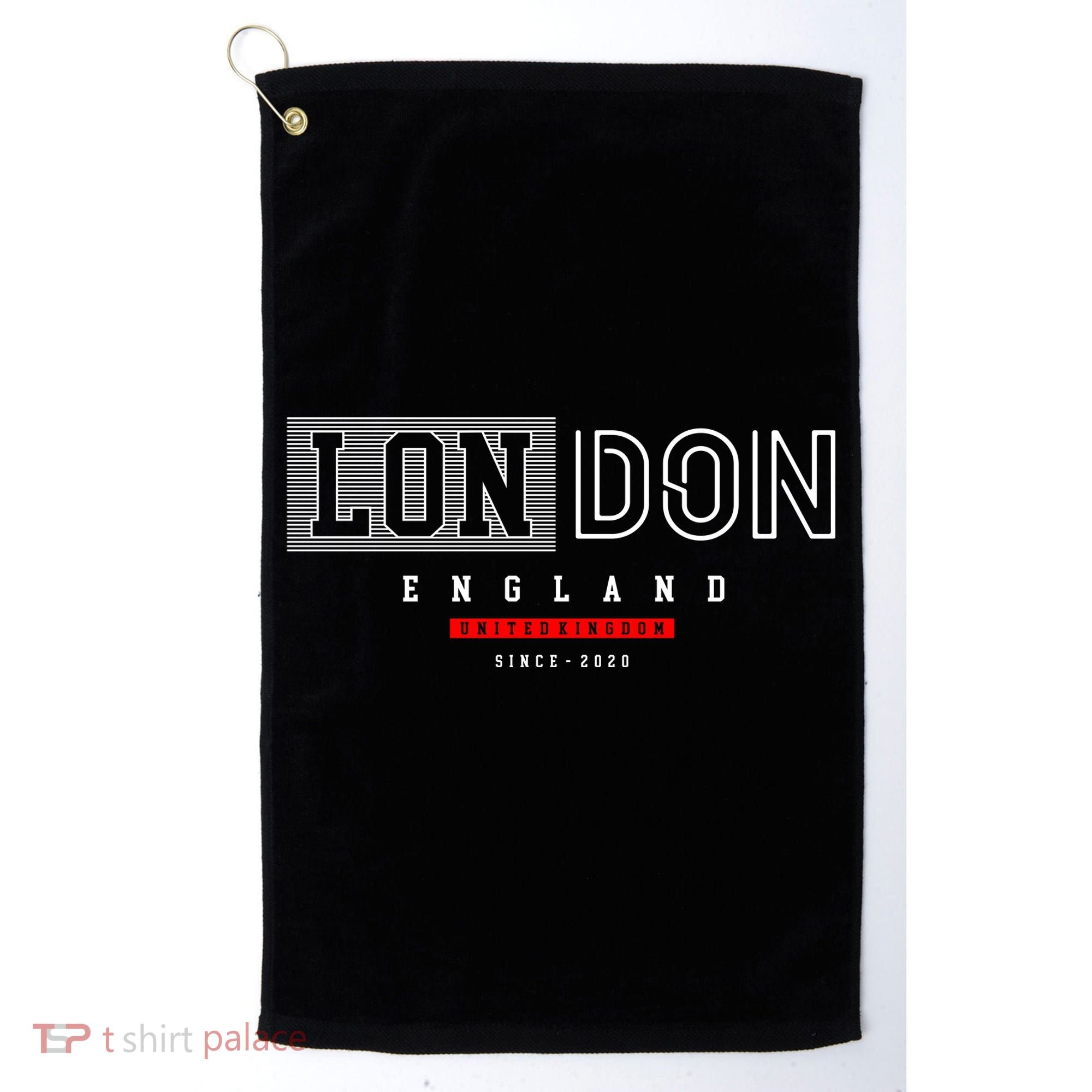 London England Golf Towel