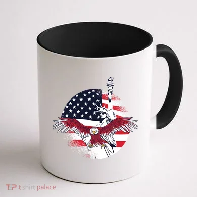 Liberty Eagle Coffee Mug back