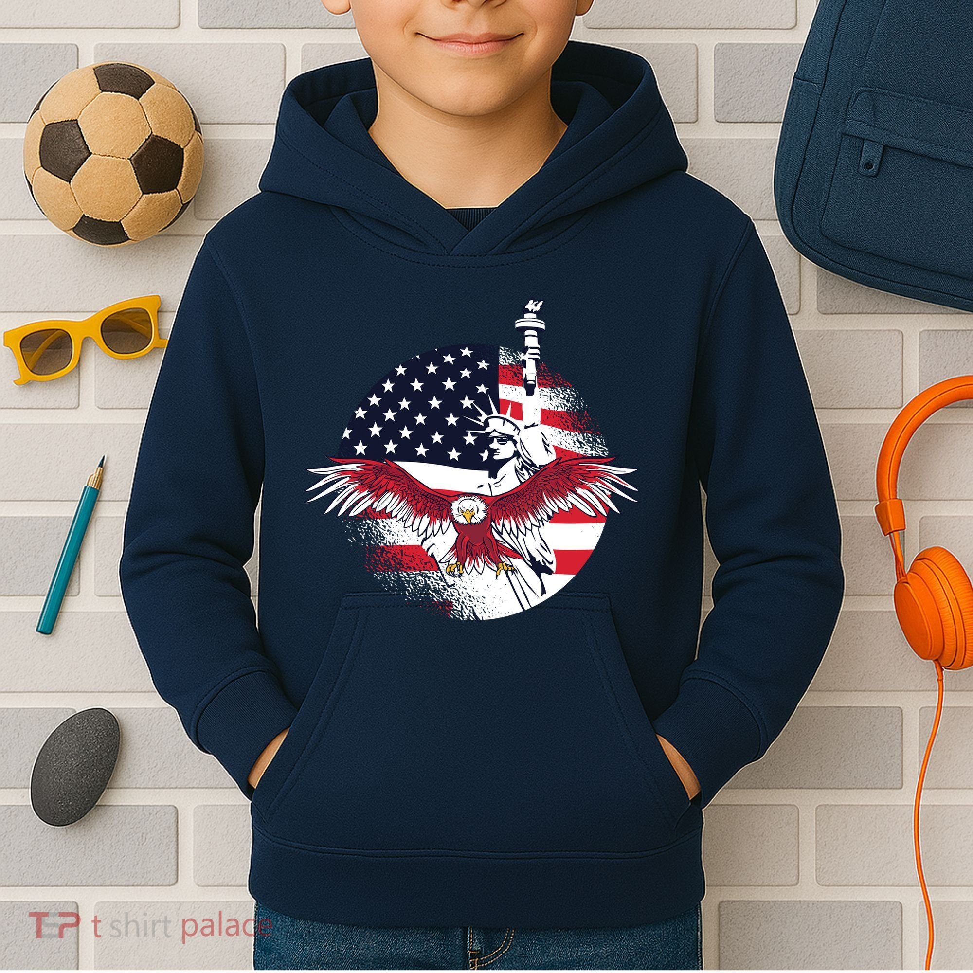 Liberty Eagle Kids Hoodie