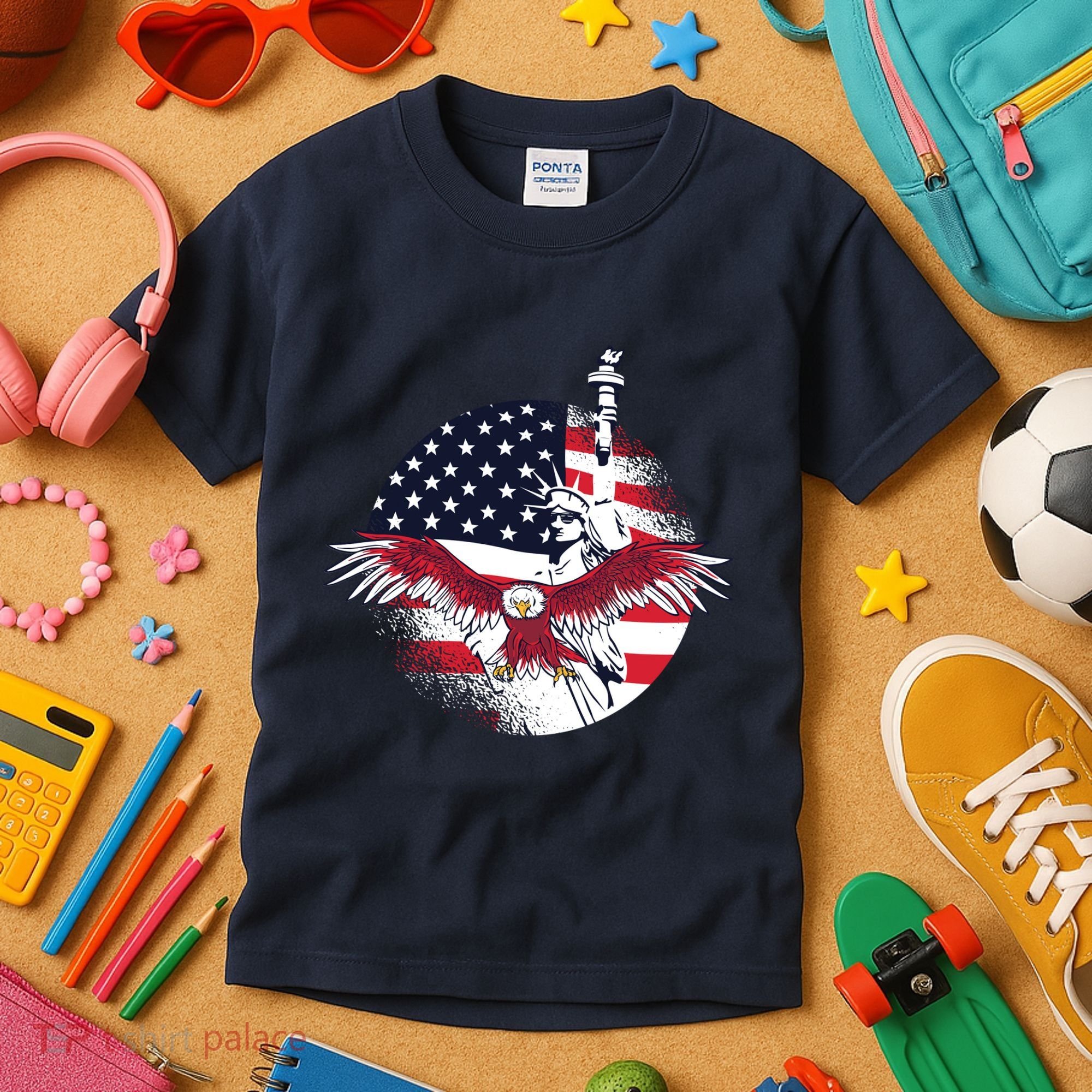 Liberty Eagle Kids T-Shirt