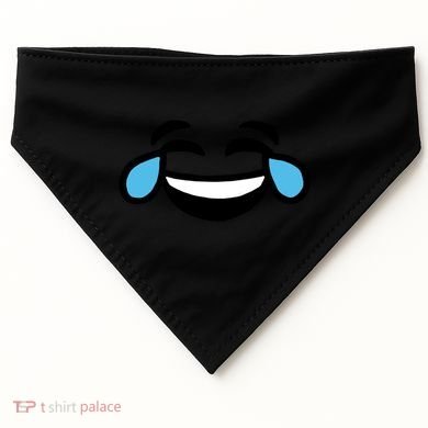 Laugh Emoji USA-Made Doggie Bandana